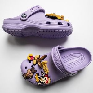 Justin Bieber x drew house crocs and socks